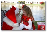 Santa at Christmas Island 2013