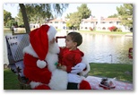 Santa at Christmas Island 2013