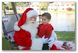 Santa at Christmas Island 2013