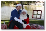 Santa at Christmas Island 2013