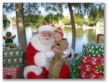 Santa at Christmas Island 2013