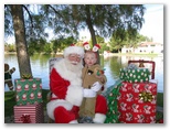 Santa at Christmas Island 2013