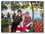 Santa at Christmas Island 2013