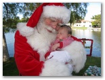 Santa at Christmas Island 2013