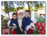 Santa at Christmas Island 2013