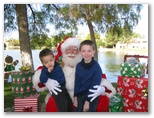 Santa at Christmas Island 2013