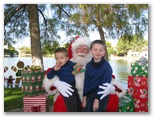 Santa at Christmas Island 2013