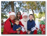 Santa at Christmas Island 2013