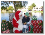 Santa at Christmas Island 2013