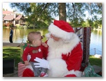 Santa at Christmas Island 2013