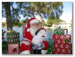 Santa at Christmas Island 2013