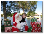 Santa at Christmas Island 2013