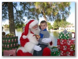 Santa at Christmas Island 2013