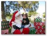 Santa at Christmas Island 2013