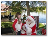 Santa at Christmas Island 2013