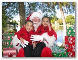 Santa at Christmas Island 2013