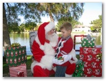 Santa at Christmas Island 2013