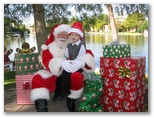 Santa at Christmas Island 2013