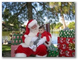 Santa at Christmas Island 2013