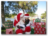 Santa at Christmas Island 2013