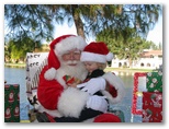 Santa at Christmas Island 2013