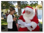 Santa at Christmas Island 2013