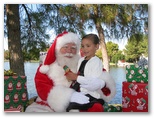 Santa at Christmas Island 2013