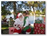 Santa at Christmas Island 2013