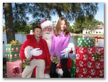 Santa at Christmas Island 2013