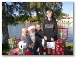 Santa at Christmas Island 2013