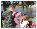 Santa at Christmas Island 2013