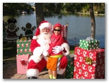 Santa at Christmas Island 2013