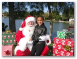 Santa at Christmas Island 2013