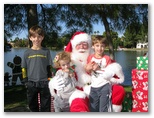 Santa at Christmas Island 2013