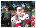 Santa at Christmas Island 2013