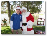 Santa at Christmas Island 2013