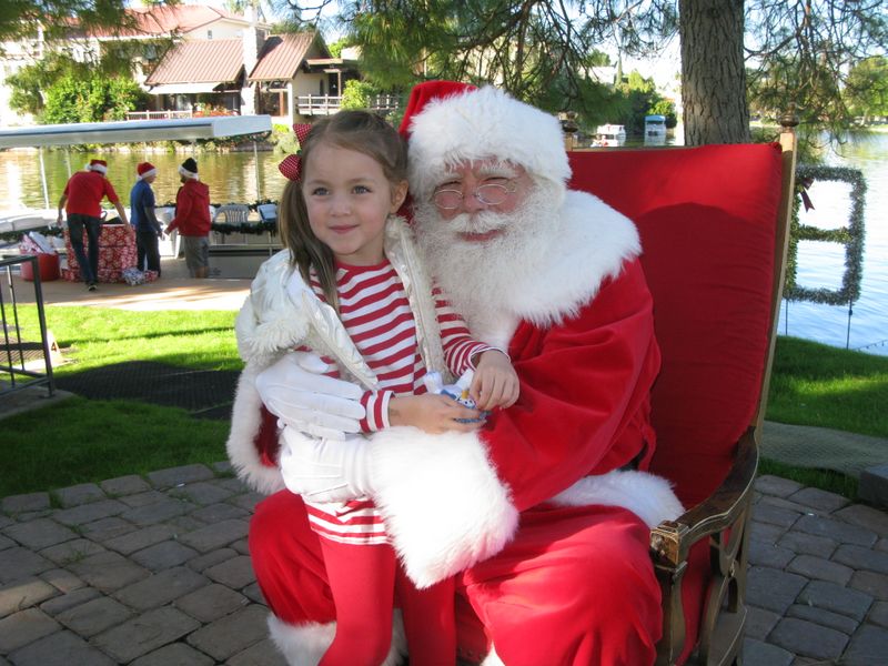 Santa at Christmas Island 2014