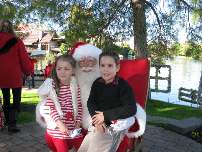 Santa at Christmas Island 2014