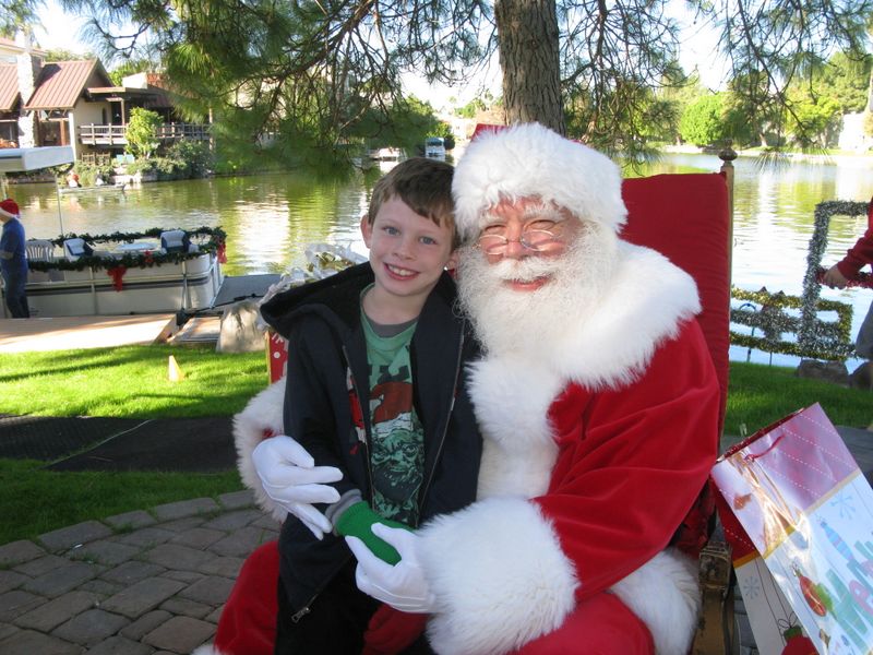 Santa at Christmas Island 2014