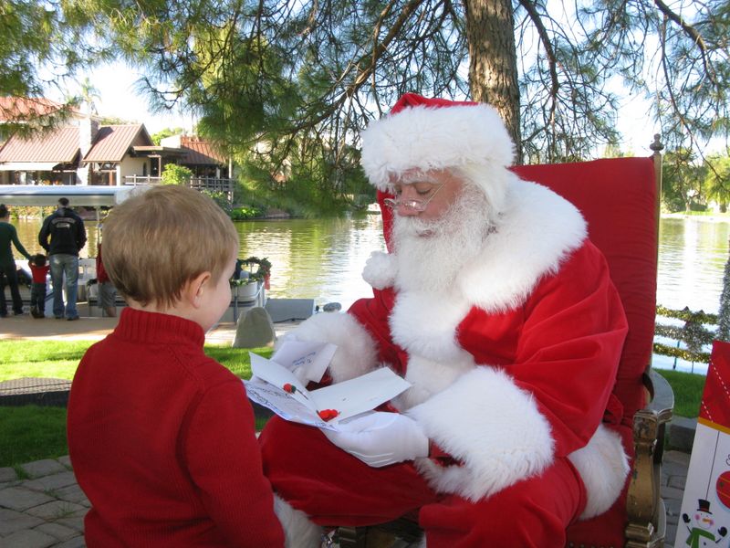 Santa at Christmas Island 2014