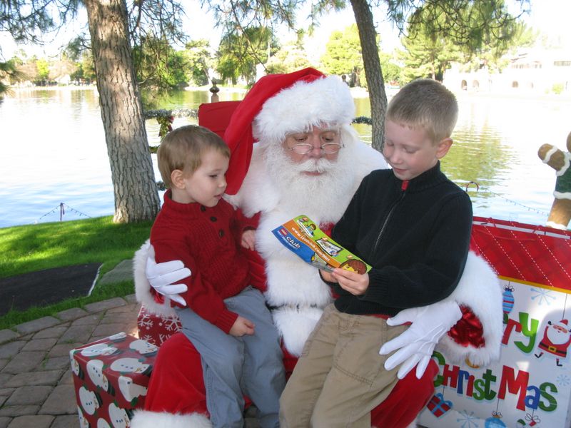 Santa at Christmas Island 2014