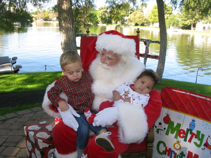 Santa at Christmas Island 2014