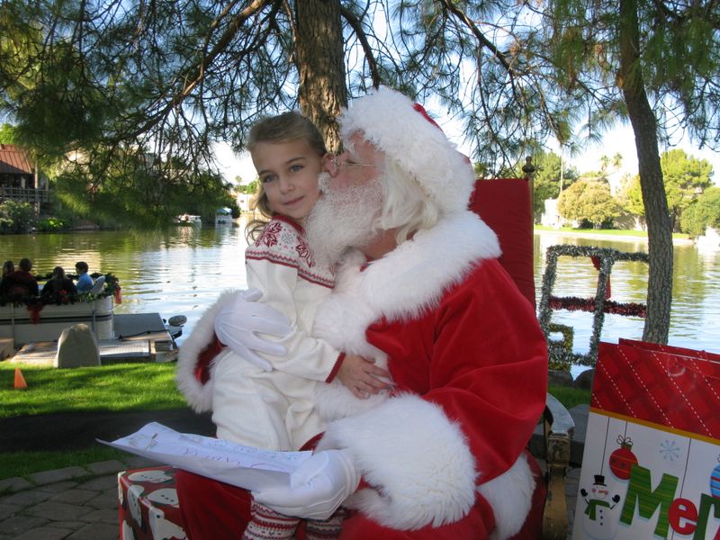 Santa at Christmas Island 2014