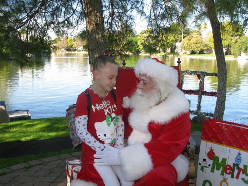 Santa at Christmas Island 2014