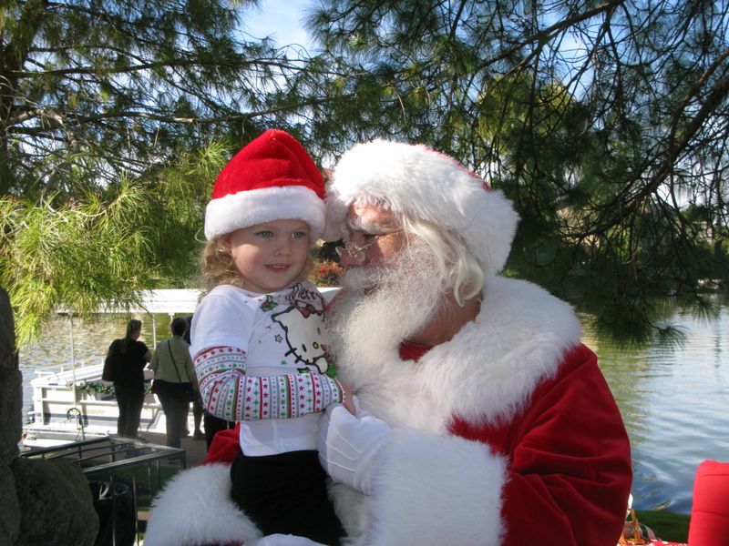 Santa at Christmas Island 2014