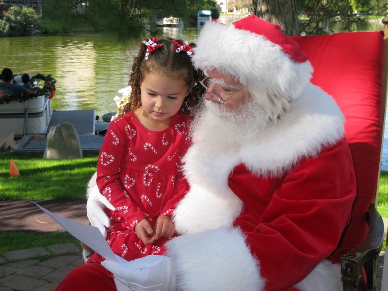 Santa at Christmas Island 2014