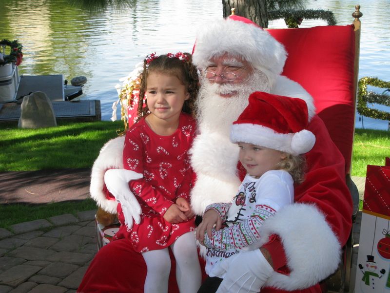 Santa at Christmas Island 2014