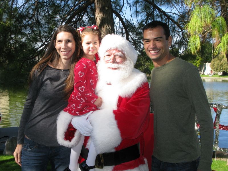 Santa at Christmas Island 2014