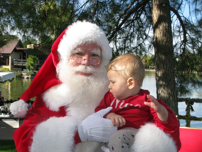 Santa at Christmas Island 2014
