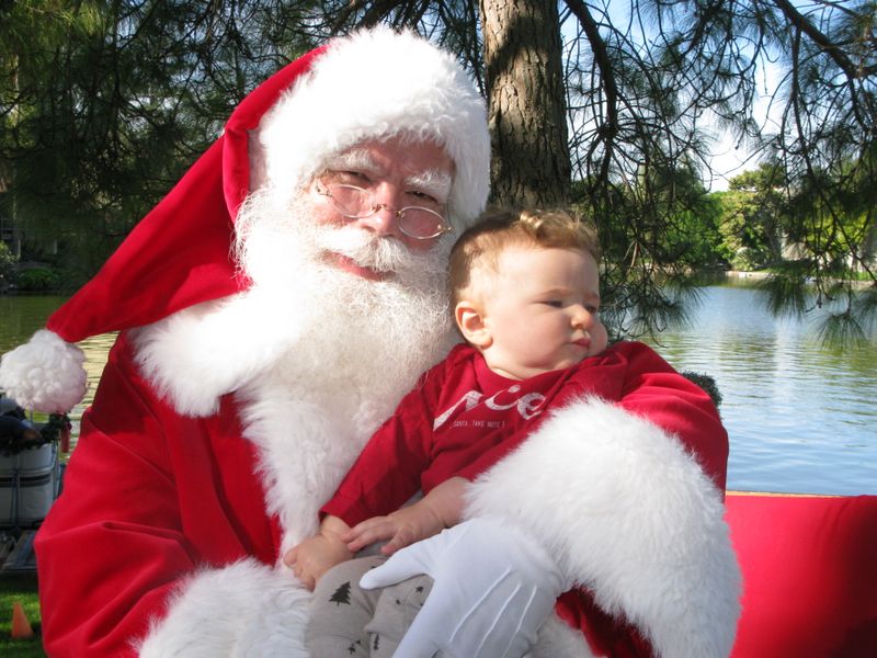 Santa at Christmas Island 2014